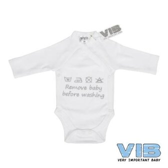 VIB Romper Remove Baby Before Washing