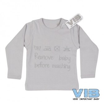 VIB Tshirt Remove Baby Before Washing 6 mnd