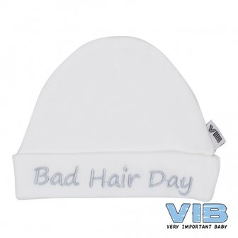 VIB Bad Hairday mutsje wit